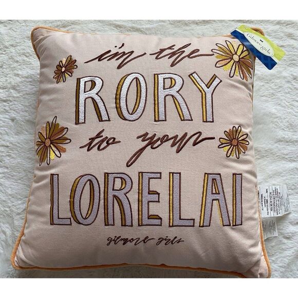 Gilmore Girls Licensed Decorative Pillow I’m The Rory To Your Lorelei 20” X 20” - Picture 1 of 12